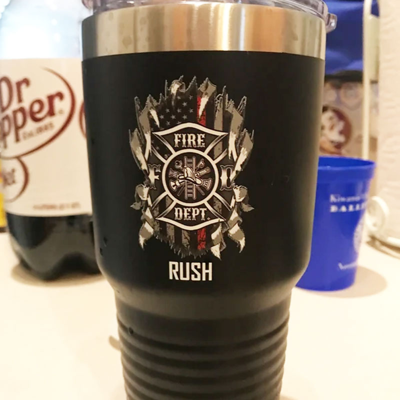 Firefighter Tumbler Personalized with name or saying