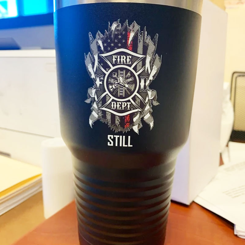 Firefighter Tumbler Personalized with name or saying