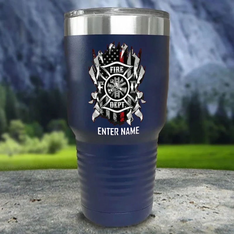 Firefighter Tumbler Personalized with name or saying