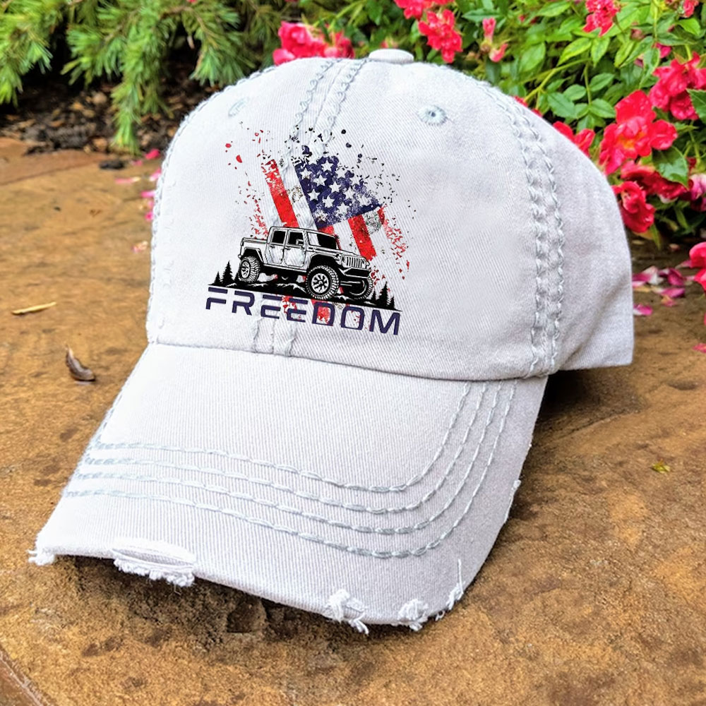 Jp 4th of July Freedom Baseball Cap
