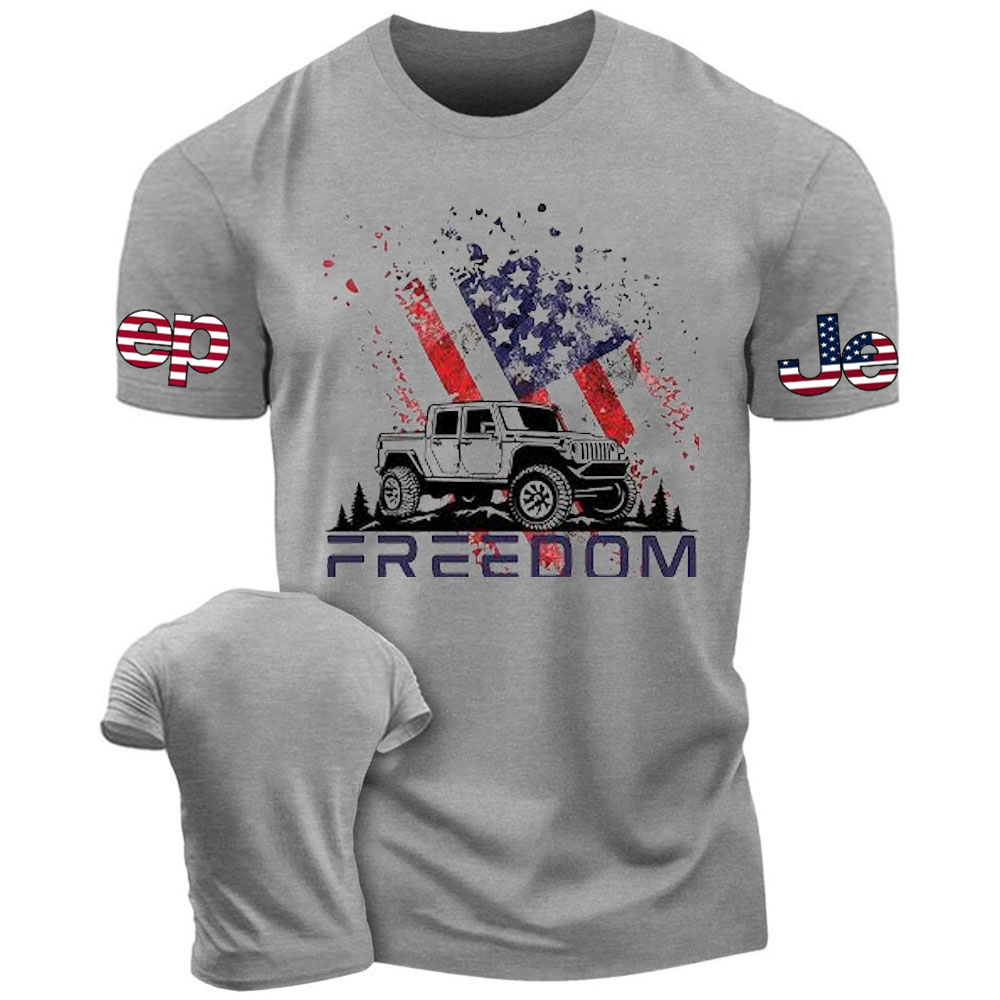 Jp 4th of July Freedom Men's Tshirt