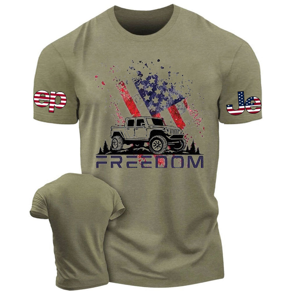 Jp 4th of July Freedom Men's Tshirt
