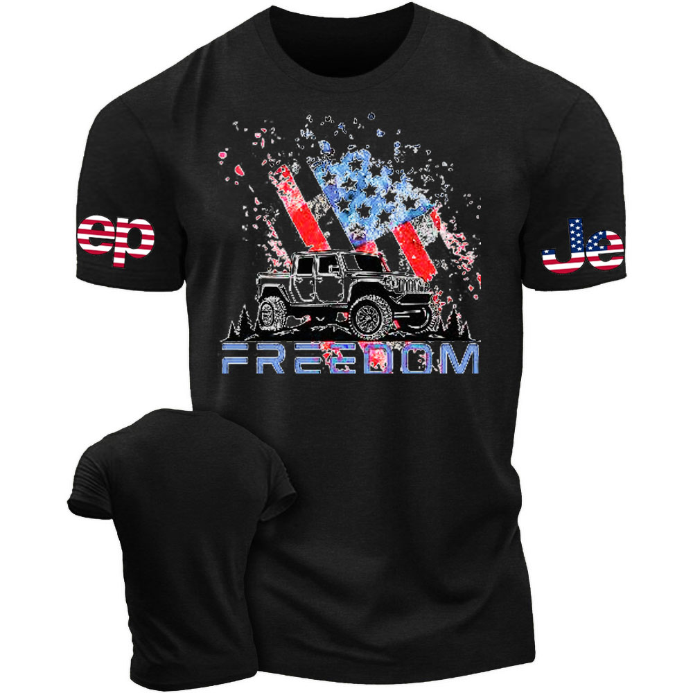 Jp 4th of July Freedom Men's Tshirt