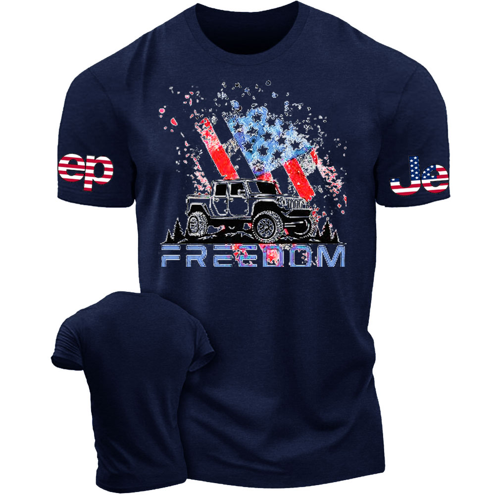Jp 4th of July Freedom Men's Tshirt