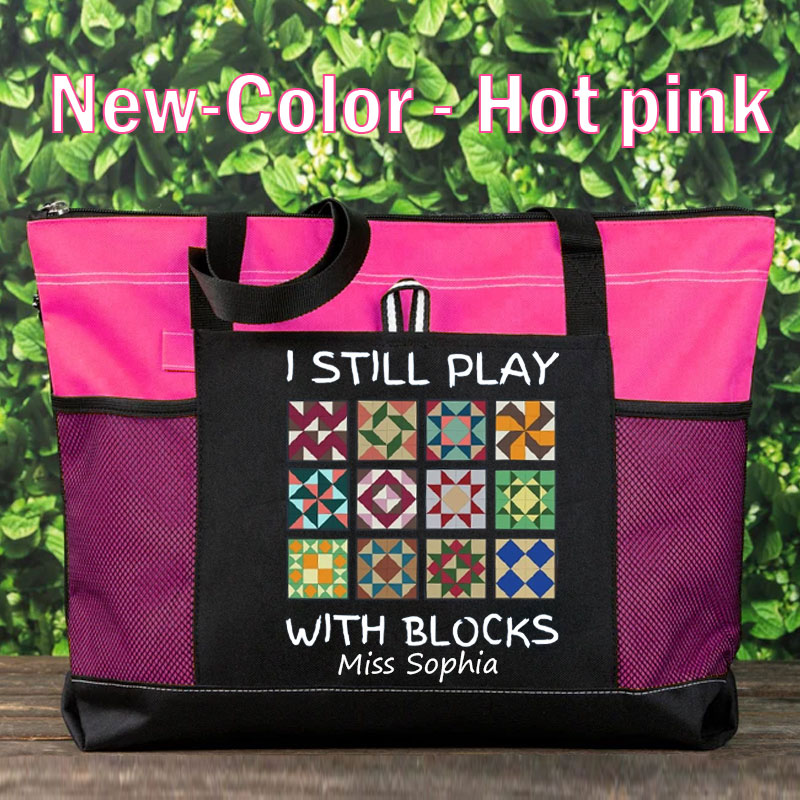 Funny Quilting Tote Quilt Block Quilt Retreat Bag