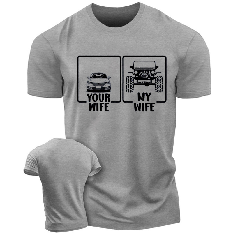 Funny Your Wife My Wife 4x4 Offroad Jeep US - Men T-shirt