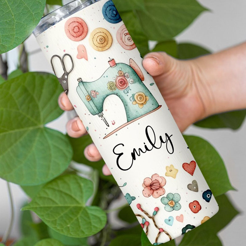 Sewing Tumbler Personalized 20oz Tumbler