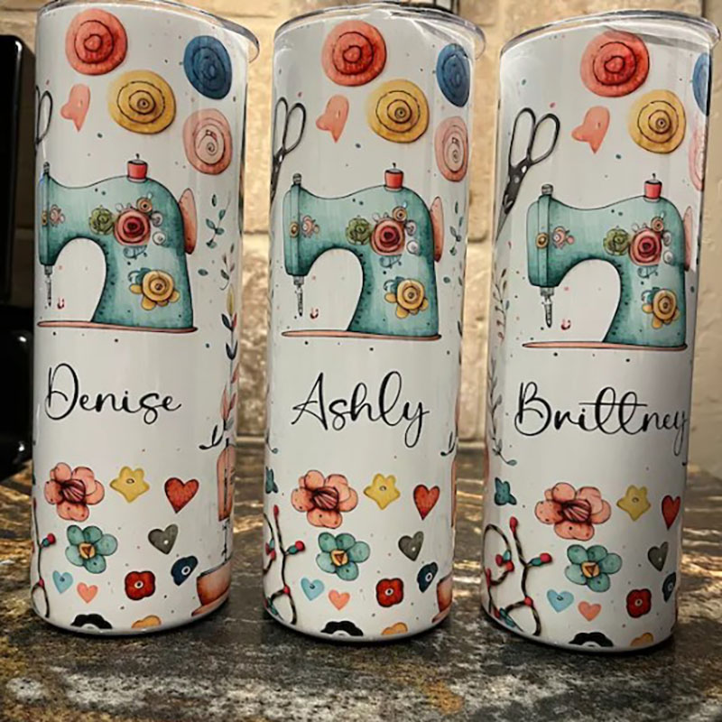 Sewing Tumbler Personalized 20oz Tumbler