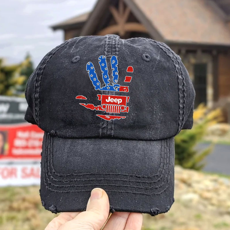 Happy 4th of July to all USA Hand Baseball Cap