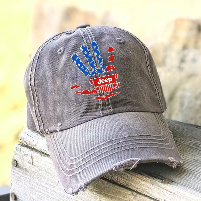 Happy 4th of July to all USA Hand Baseball Cap