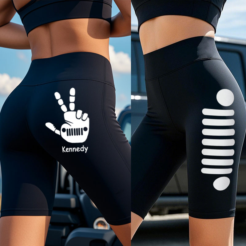 Girls Jeep Wave High Waisted Skinny Quarter Length Pants
