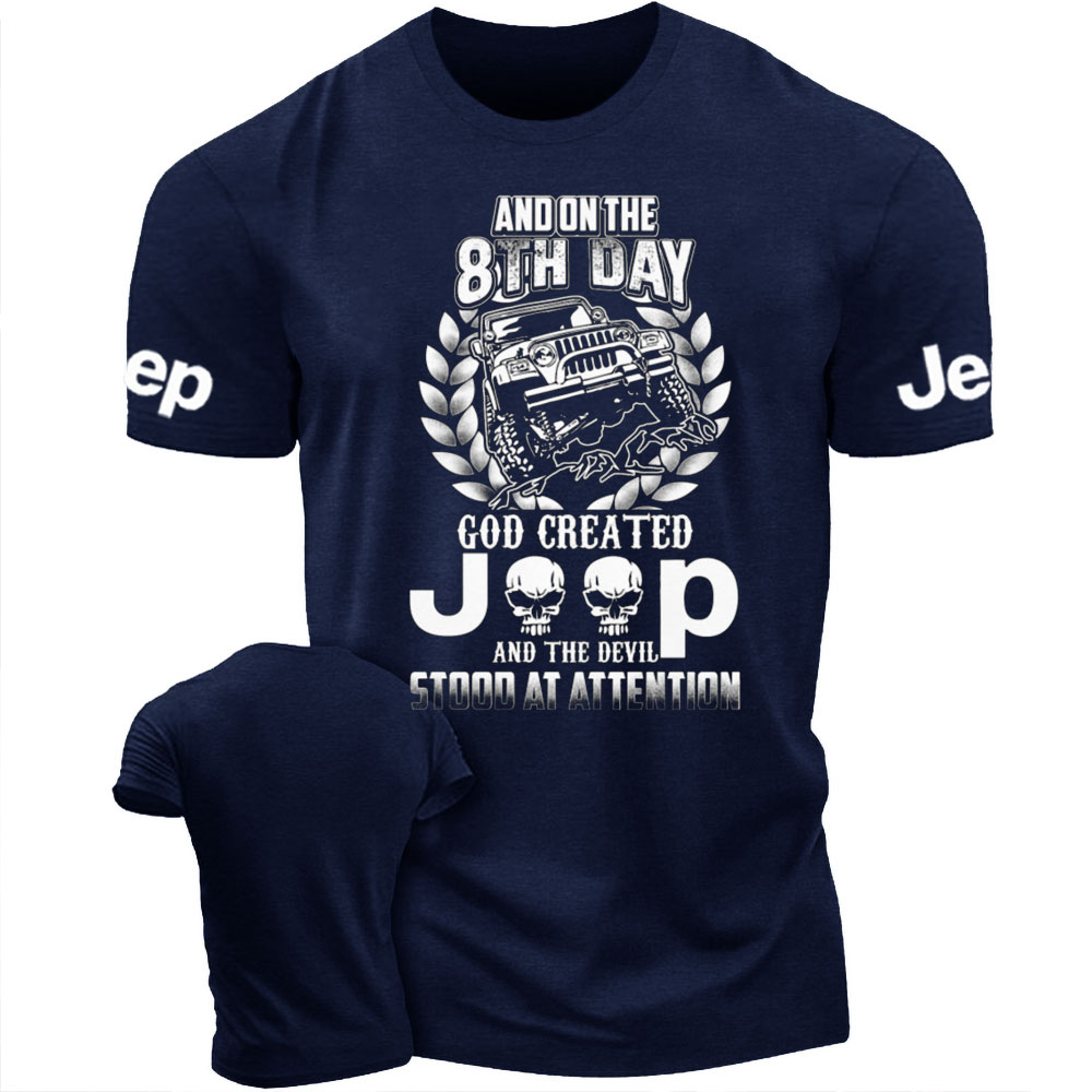 God Created Jp - The Devil Stood at Attention Men's Tshirt