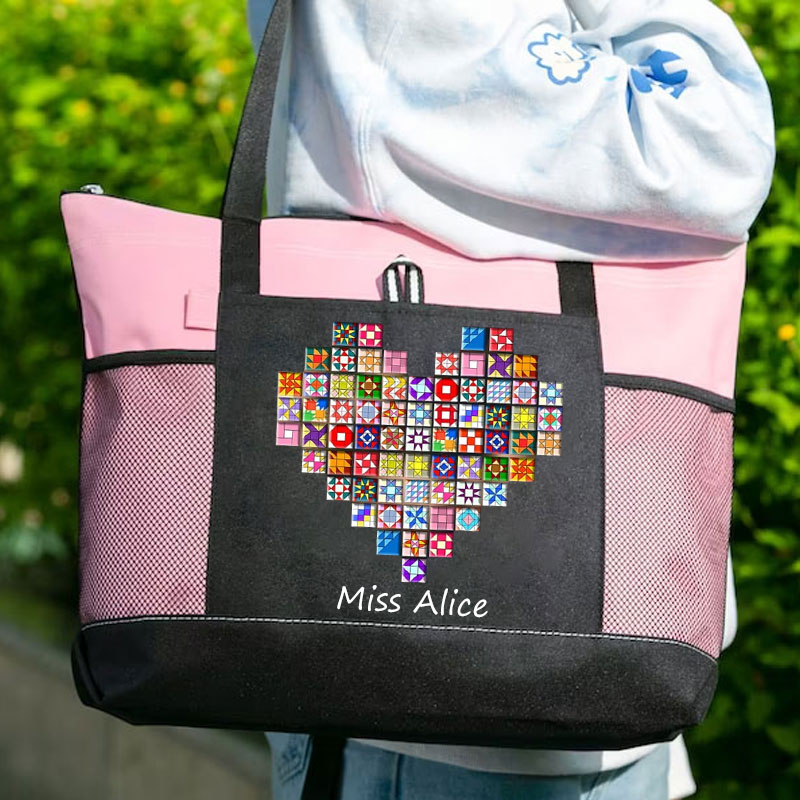 Gorgeous Quilting Blocks Tote Bag Gift For Quilter
