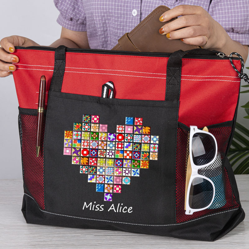 Gorgeous Quilting Blocks Tote Bag Gift For Quilter