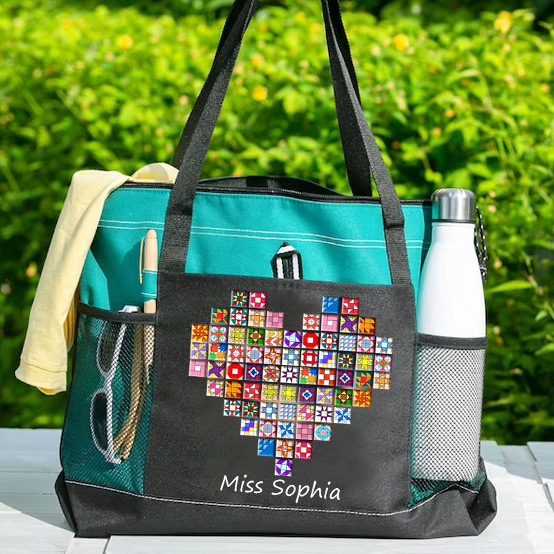 Gorgeous Quilting Blocks Tote Bag Gift For Quilter