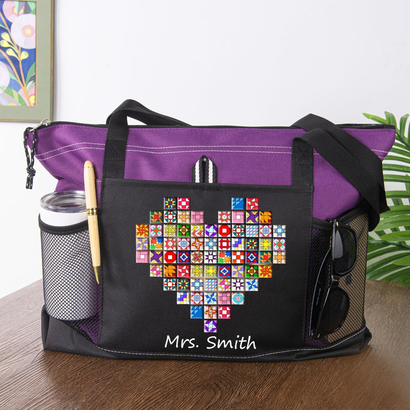 Gorgeous Quilting Blocks Tote Bag Gift For Quilter