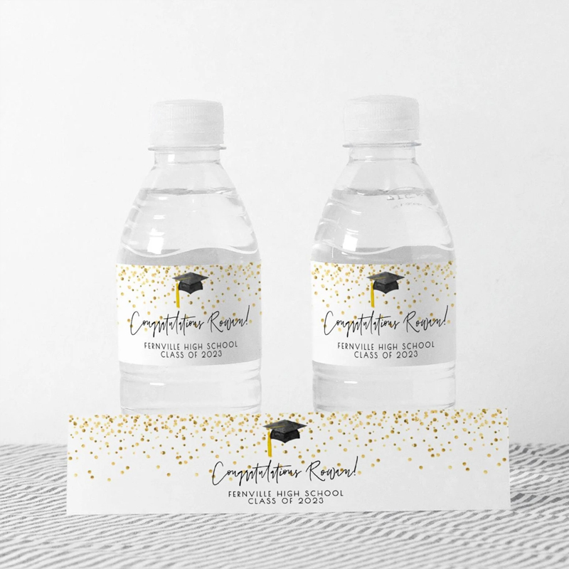 Graduation Water Bottle Labels Graduation Party Water Bottle Label