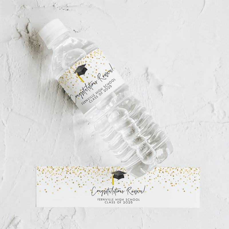 Graduation Water Bottle Labels Graduation Party Water Bottle Label