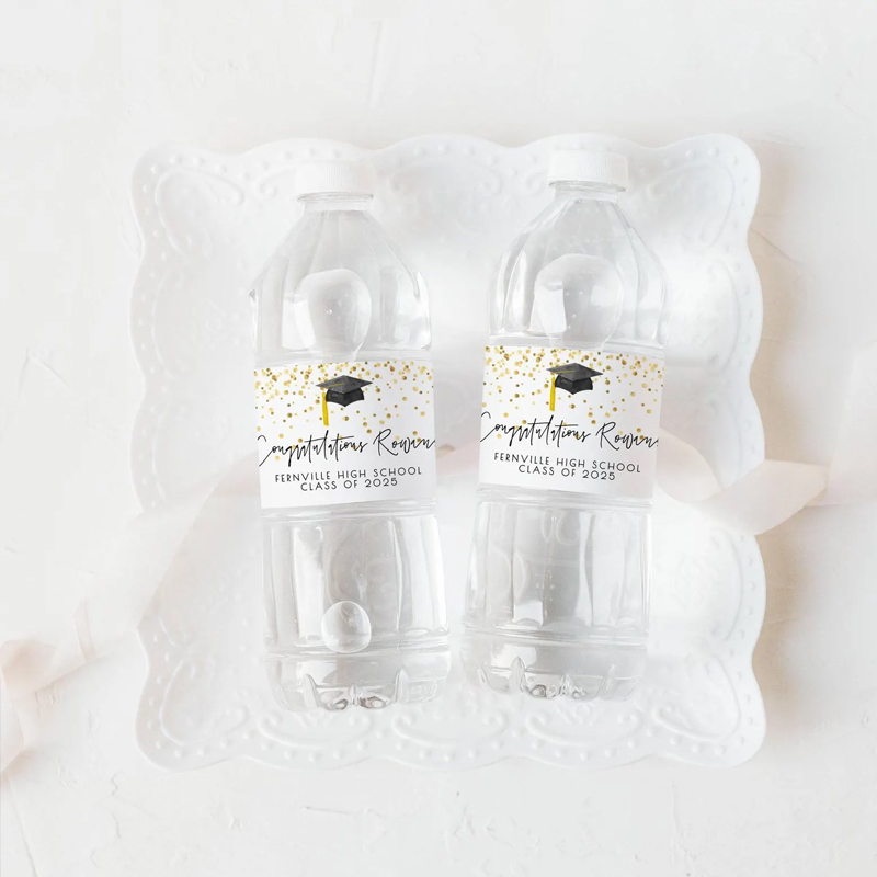 Graduation Water Bottle Labels Graduation Party Water Bottle Label