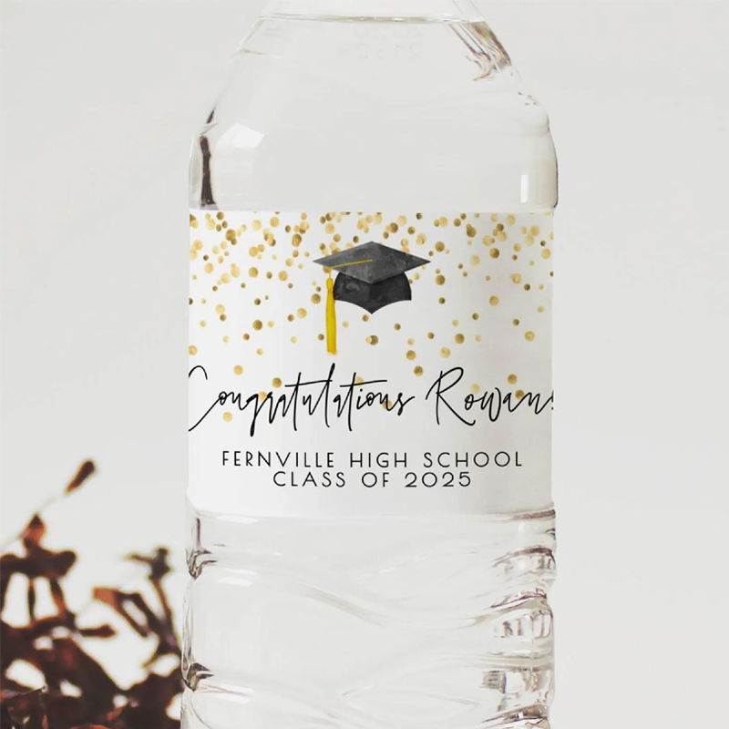 Graduation Water Bottle Labels Graduation Party Water Bottle Label