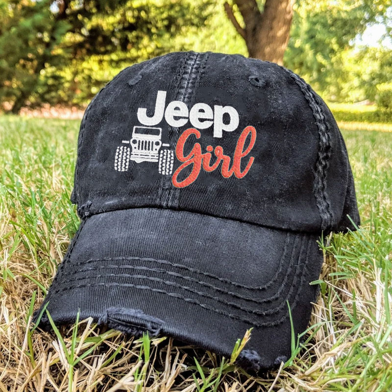 Jeep Girl Embroidery Logo Jeep Lover Baseball Cap