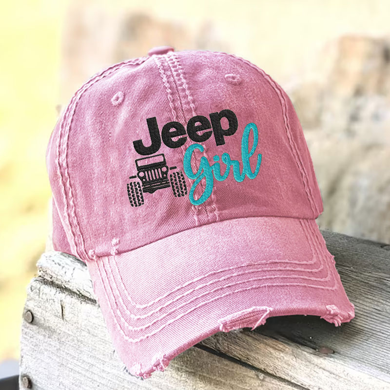 Jeep Girl Embroidery Logo Jeep Lover Baseball Cap