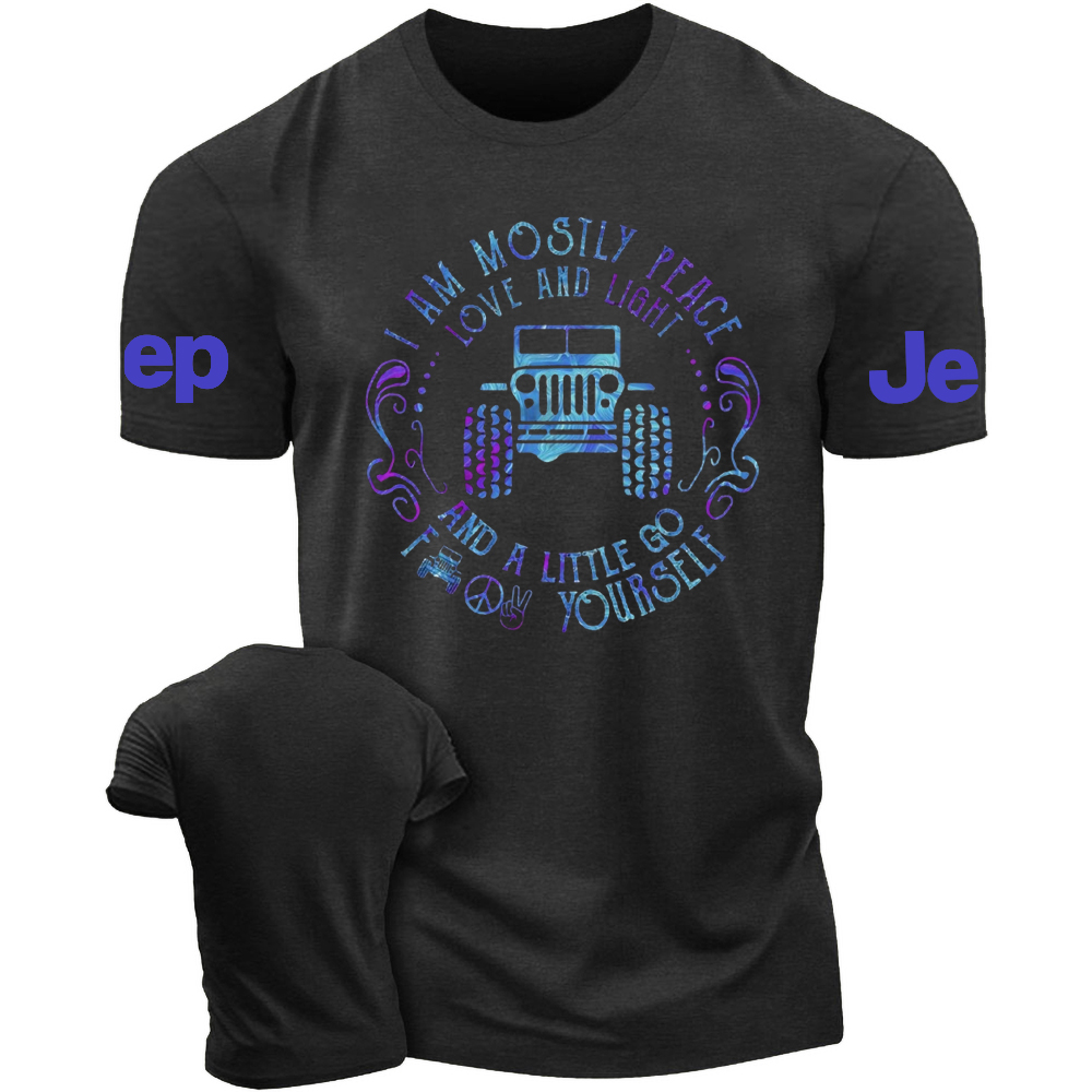 I Am Mostly Peace Love And Light Jp T-Shirt