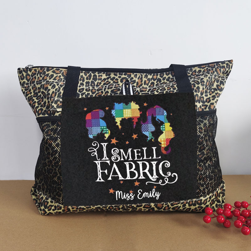 I Smell Fabric Quilt Gift Tote Bag Love Quilting