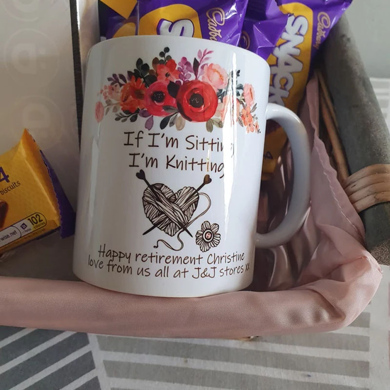 If I'm Sitting I'm Knitting Mug Cup