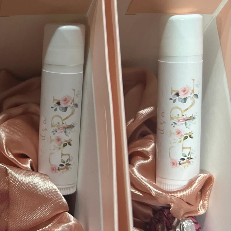 It's A Girl Baby Shower Favors Personalized Lip Balm Favors