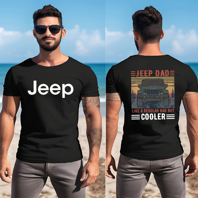 Jeep Dad Like A Regular Dad But Cooler T-Shirt