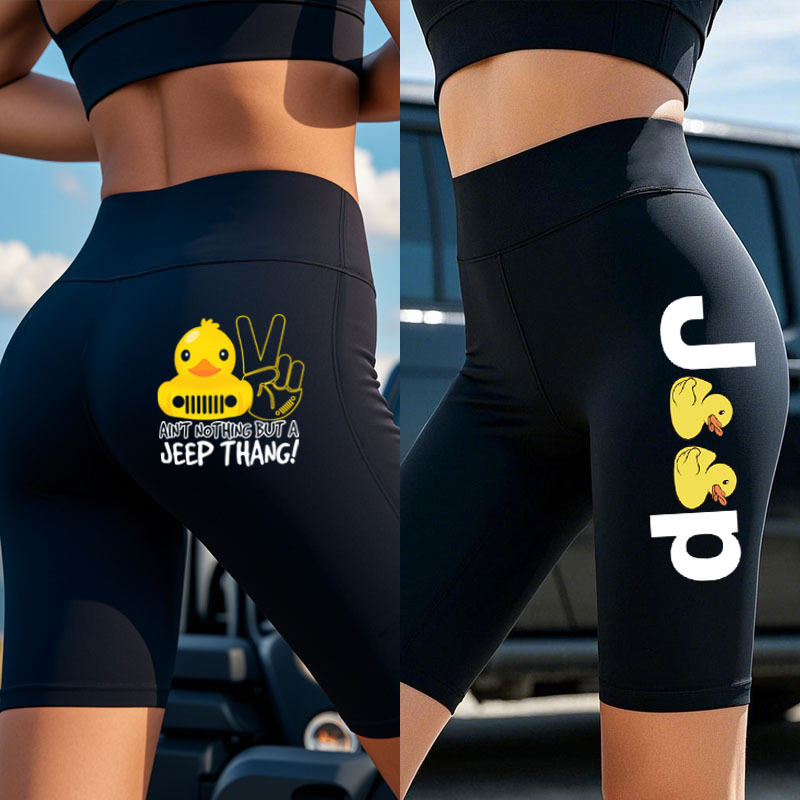 Jeep Duck High Waisted Skinny Quarter Length Pants