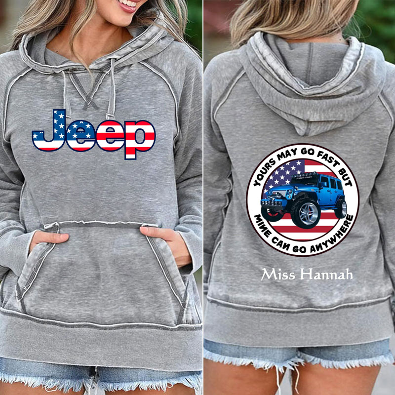 Jeep Go Fast Pocket Hoodie