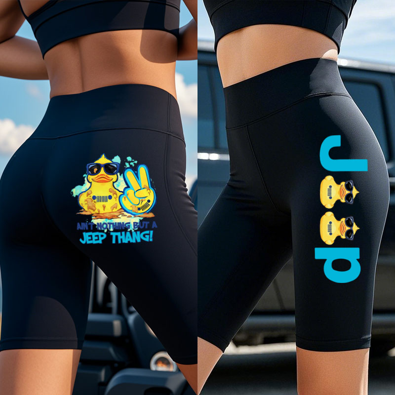 Jeep Thang High Waisted Skinny Quarter Length Pants