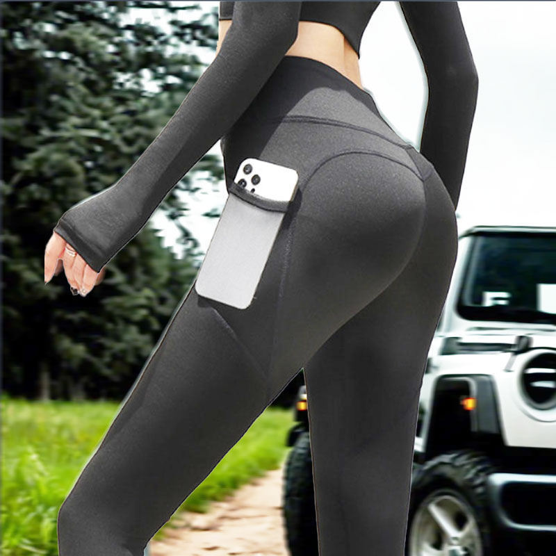 Mesh Pocket Athletic Yoga Leggings