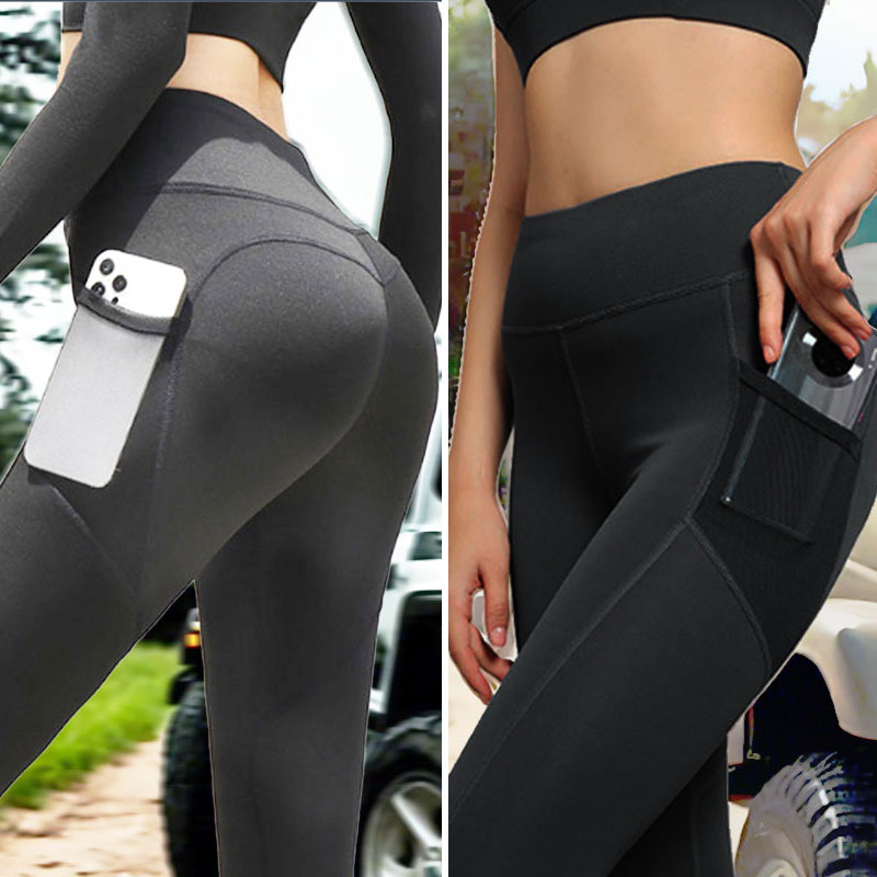 Mesh Pocket Athletic Yoga Leggings