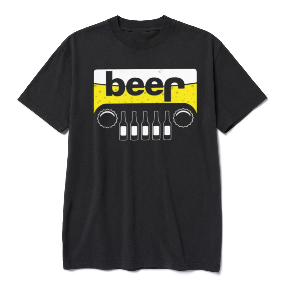 Jp - Beer t-shirt for real man on Unisex Jersey T-Shirt