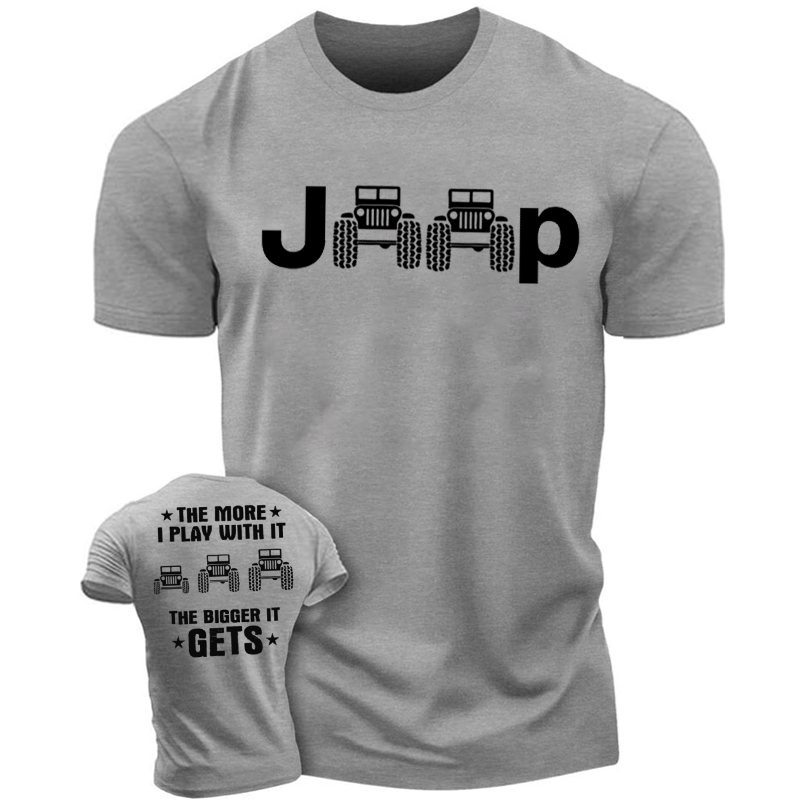 Jps The More I Play With It The Bigger I Get Double-sided Design T-Shirt