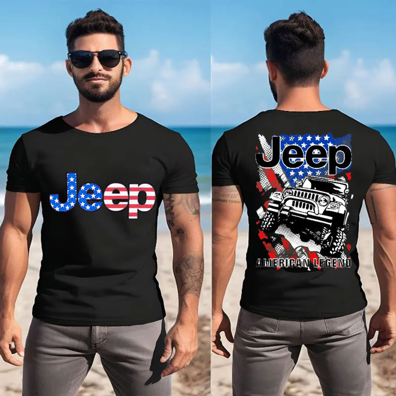 Jeep American Legend Flag - Men T-shirt