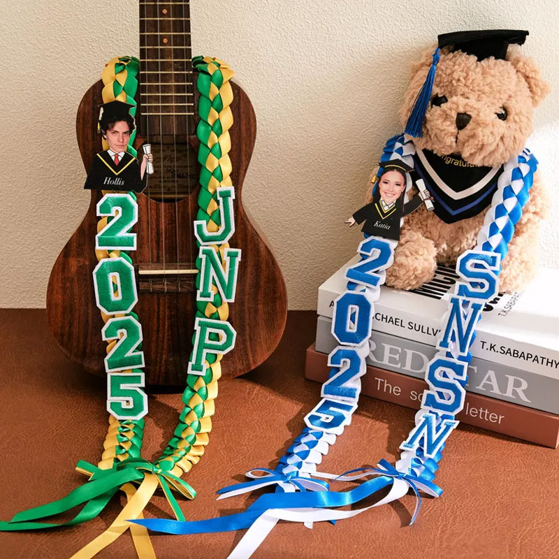 Graduation Lei 2025 With Name, Class of 2025 Graduation Lei
