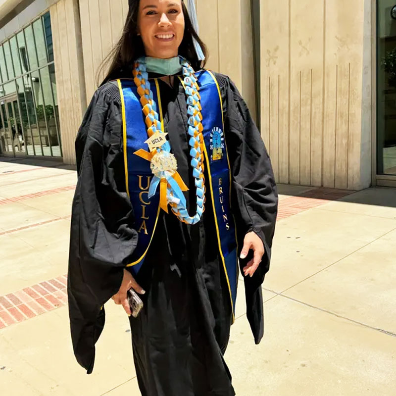 Braided 7/8" Ribbon Leis for Graduation/personalized name/ school colors