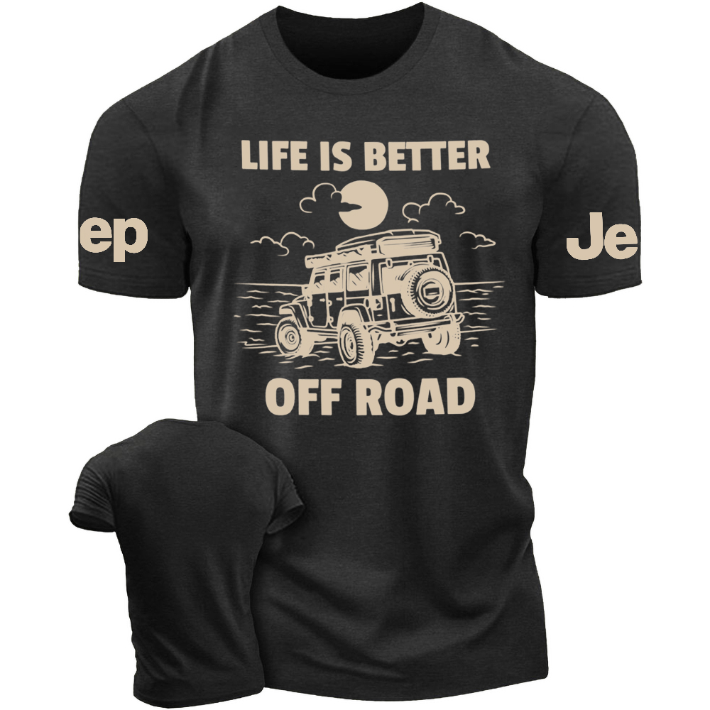 Life is Better Outdoor Adventure Enthusiast Jp T-Shirt