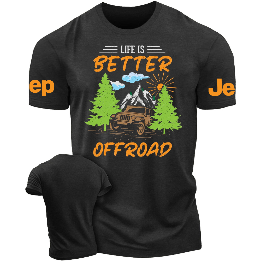 Life is better Jp mountain adventure T-Shirt