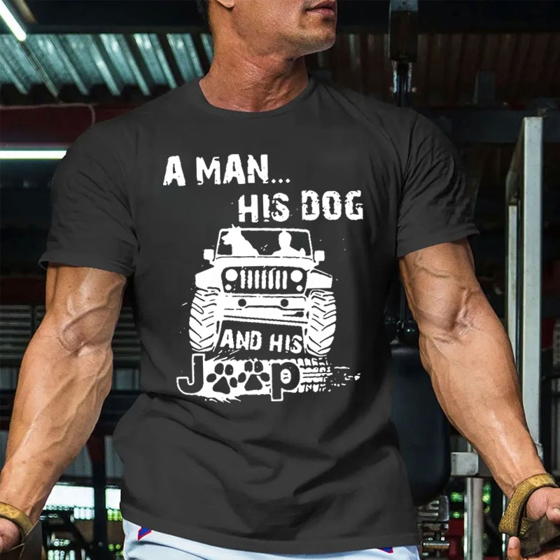 A Man His Dog And His Jp  - Men T-Shirt