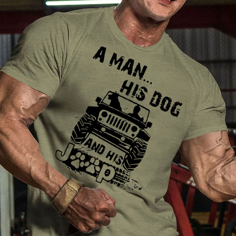 A Man His Dog And His Jp  - Men T-Shirt