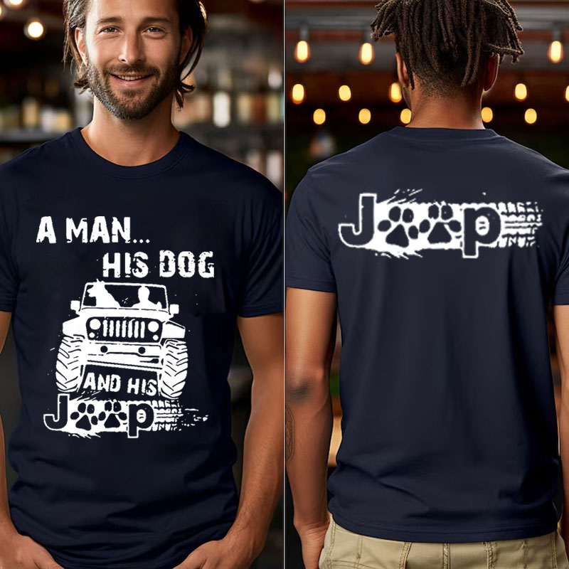 A Man His Dog And His Jp  - Men T-Shirt