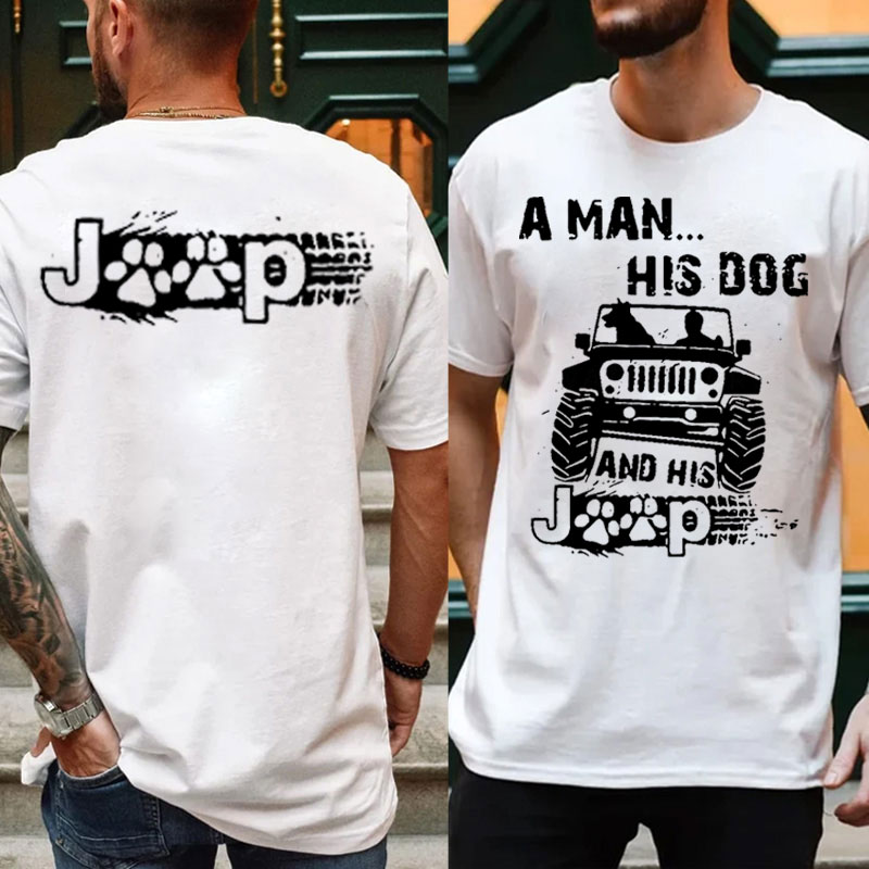 A Man His Dog And His Jp  - Men T-Shirt