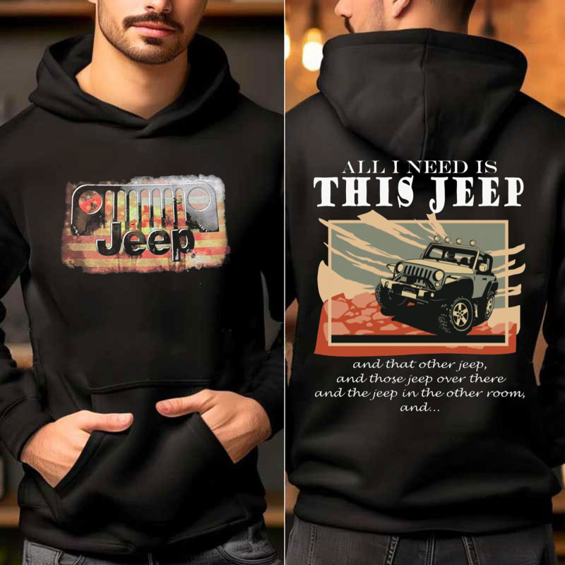All I Need Is This Jeep Oversized Hoodie