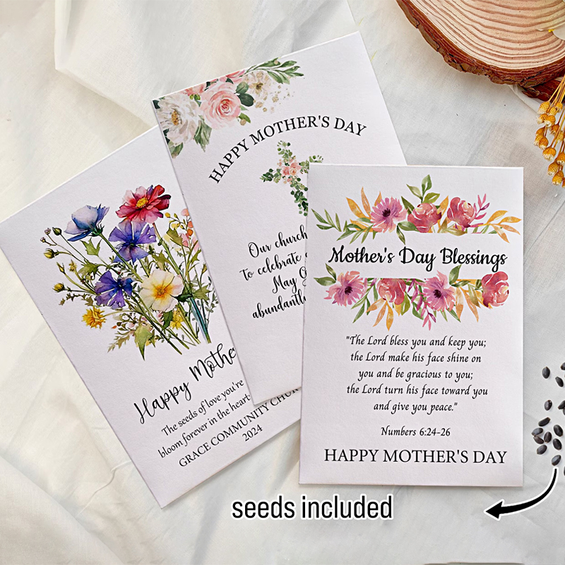Mother's Day Seeds Packets Favors for Mother's Day Church