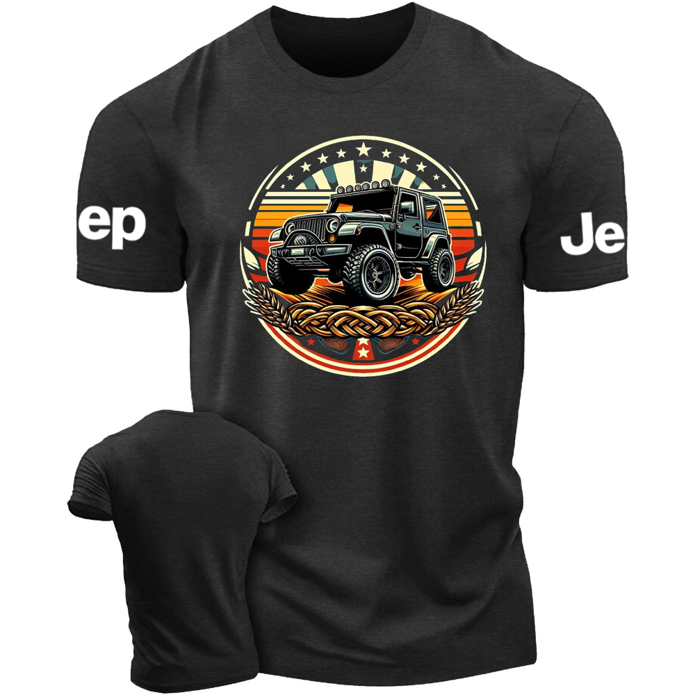 Off Roading Jp USA Badge Design T-Shirt